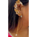 JCm Borivali Gold Plated Crystal Stone Earcuff