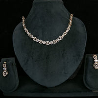JCM Elegant Crystal Stone And Austrian Stone Necklace Set
