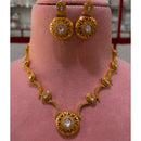 JCM Grand Kundan Stone And Austrian Stone Statement Necklace Set