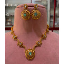 JCM Premium Pota Stone And Austrian Stone Necklace Set