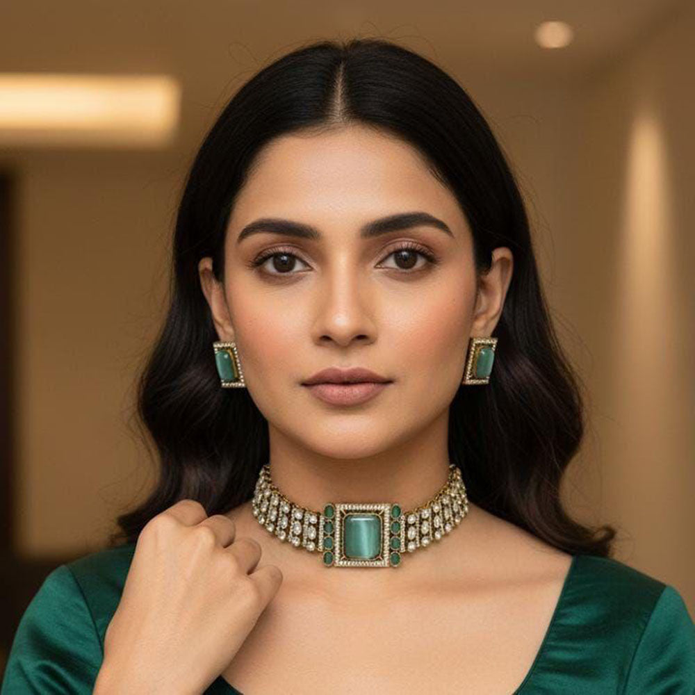 JCM Heritage Pota Stone Choker Necklace Set