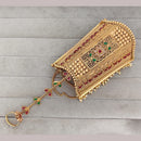 JCM Antique Pota Stone And Pearl Adjustable Designer Hand Harness Set