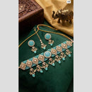 JCM Pota Stone And Pearl Choker Necklace Set