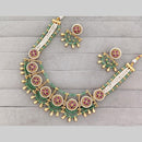 JCM Jewellery Royal Heritage Pota Stone And Pearl Necklace Set