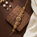JCM Gold Plated Pota Stone And Pearl Adjustable Bracelets