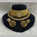 JCM Maharani Style Pota Stone And Austrian Stone Choker Necklace Set