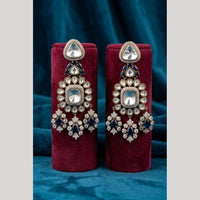 JCM Premium Pota Stone And Austrian Stone Designer Dangler Earrings for Women