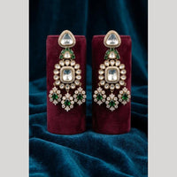JCM Premium Pota Stone And Austrian Stone Designer Dangler Earrings for Women