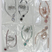 JCM Premium American Diamond Necklace Set