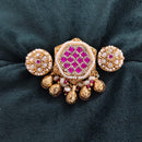 JCM Classic Royal Look Pota Stone And Pearl Ring
