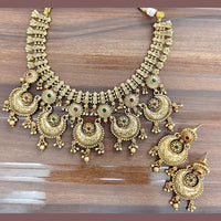 JCM Ethnic Pota Stone And Beaded Necklace Set for Women