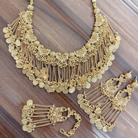 JCM Ethnic Pota Stone And Beaded Necklace Set for Women