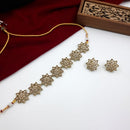 JCM Maharani Style Pota Stone Choker Necklace Set