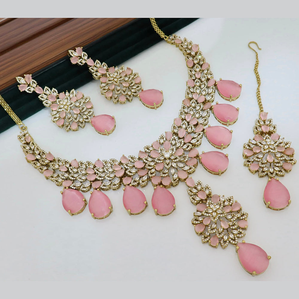 JCM Designer American Daimond Necklace Set
