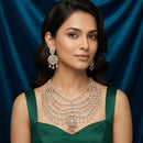 JCM Designer American Daimond Necklace Set
