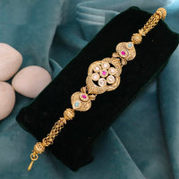 JCM Luxury Pota Stone And Pearl Adjustable Bracelets