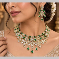 JCM Designer American Daimond Necklace Set