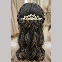 JCM Hair Accessories – Statement Crystal Stone And Beads Hair Jewelry