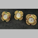 Jcm Gold Plated Austrian Stone Watch Ring