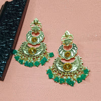 Darshana Jewels Crystal Stone Gold Plated Dangler Earrings