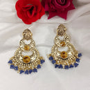 Darshana Jewels Crystal Stone Gold Plated Dangler Earrings