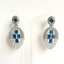 Jewel Treatzz Graceful American Diamond Designer Dangler Earrings for Women