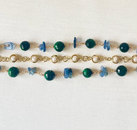 Jewel Treatzz 3 Line Gold Plated Fashion Bracelet