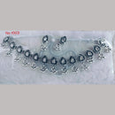 Khushboo Jewellers Oxidised Plated Kundan Stone And Ghungroo Necklace Set