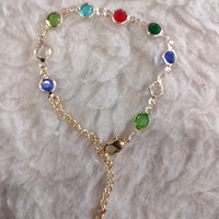 Khushboo Jewellers Luxury Style Crystal Stone Adjustable Bracelet