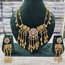 Rani Sati Jewels Regal Glow Pota Stone Necklace Set