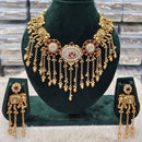 Rani Sati Jewels Sparkling Glow Pota Stone And Pearl Necklace Set