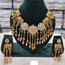Rani Sati Jewels Sparkling Glow Pota Stone And Pearl Necklace Set