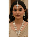 Naitika Arts Luxury Kundan Stone And Beads Necklace Set
