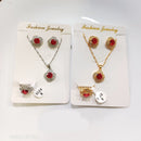 Tarohi Jewels Crystal Stone Combo Set