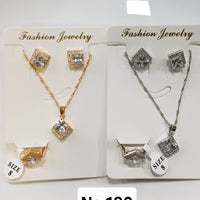 Tarohi Jewels Crystal Stone Combo Set