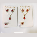 Tarohi Jewels Crystal Stone Combo Set