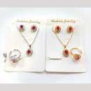 Tarohi Jewels Crystal Stone Combo Set