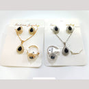 Tarohi Jewels Crystal Stone Combo Set