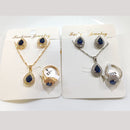 Tarohi Jewels Crystal Stone Combo Set