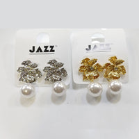 Tarohi Jewels Pearl Dangler Earrings