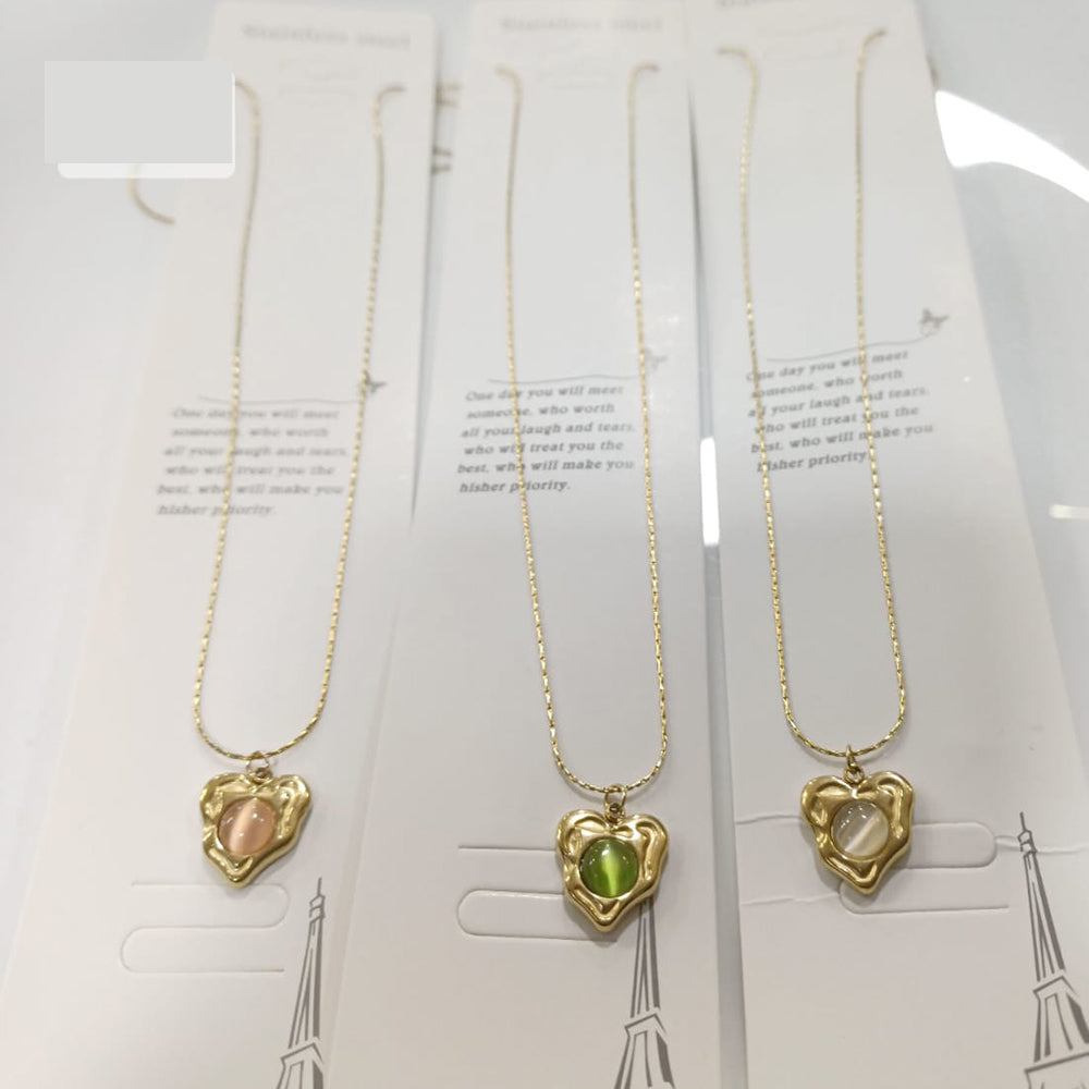 Tarohi Jewels Designer Pota Stone Chain Pendant