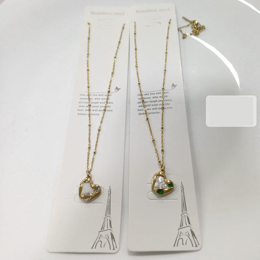 Tarohi Jewels Designer Austrian Stone Chain Pendant