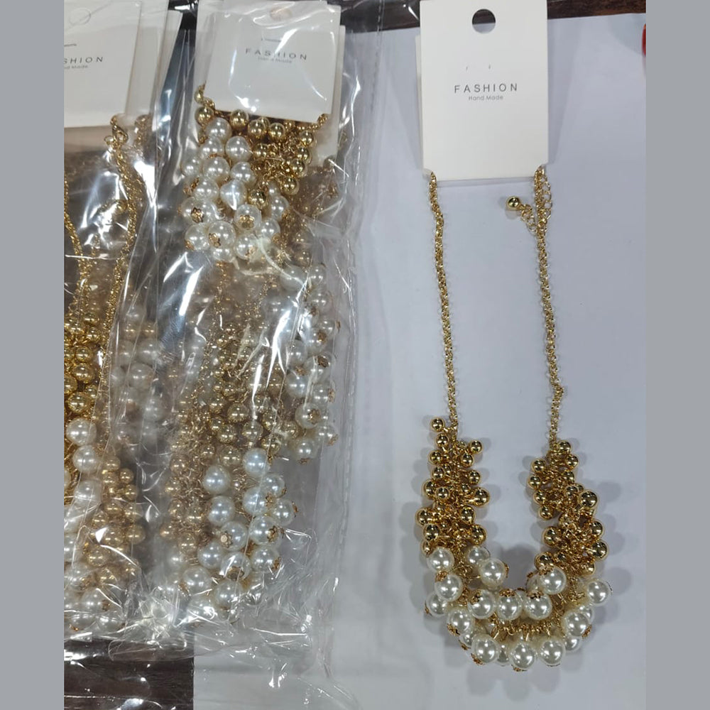 Tarohi Jewels Beads Statement Anti Tarnish Designer Necklace