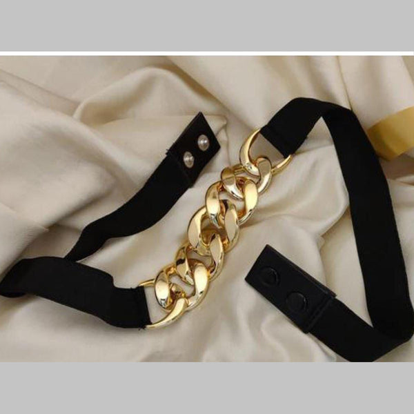 Shivam Fashion Thick Metal Chain Elastic Kamarband / Belt