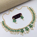 Aamrapali Luxe Spark Crystal Stone And Pearls Necklace Set