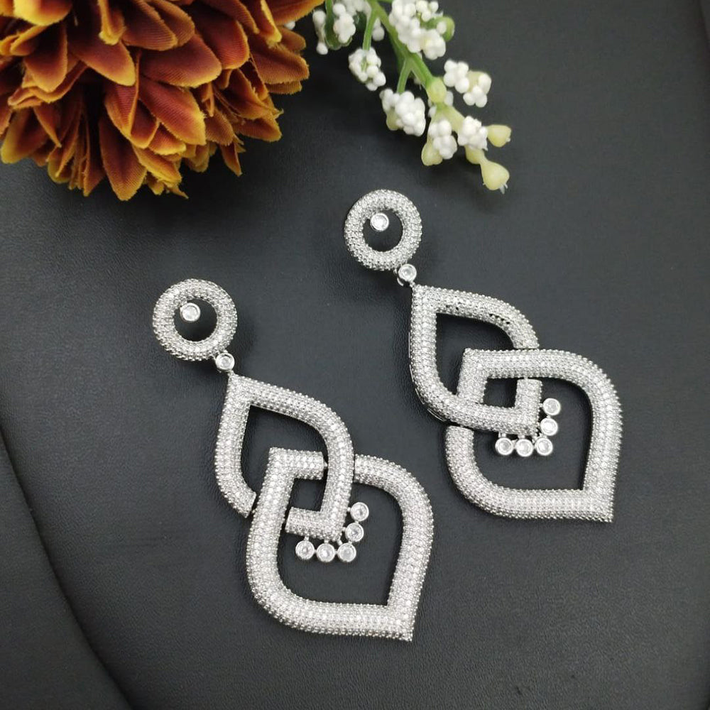 Aamrapali Sparkling Austrian Stone Dangler Earrings