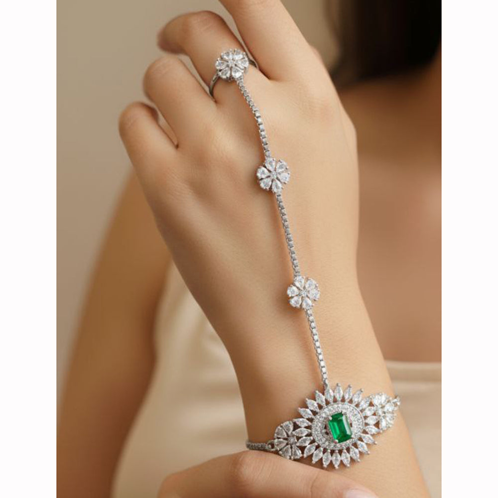 Aamrapali Designer American Daimond Royal Hand Harness