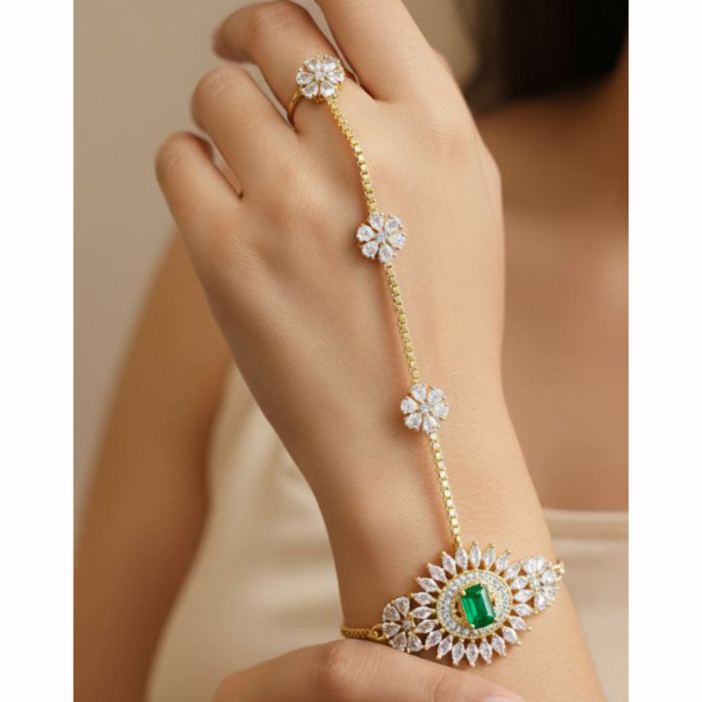 Aamrapali Designer American Daimond Royal Hand Harness