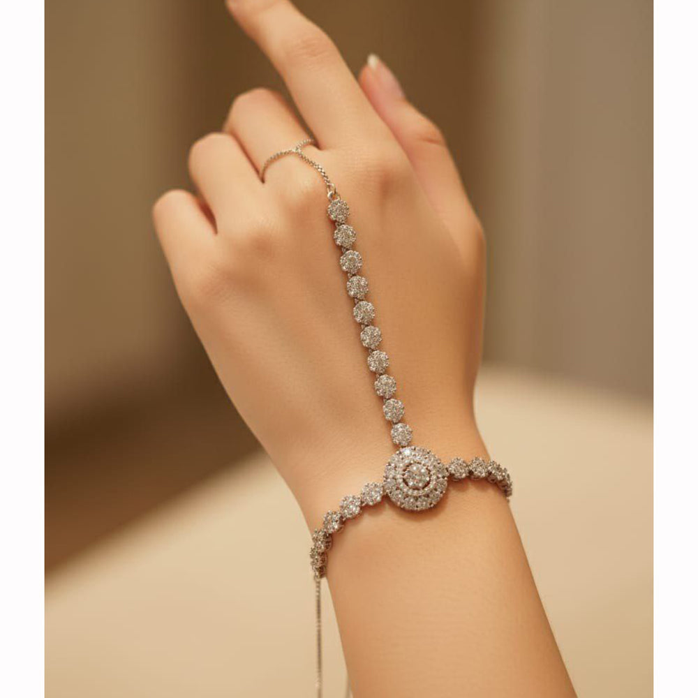 Aamrapali Designer American Daimond Royal Hand Harness