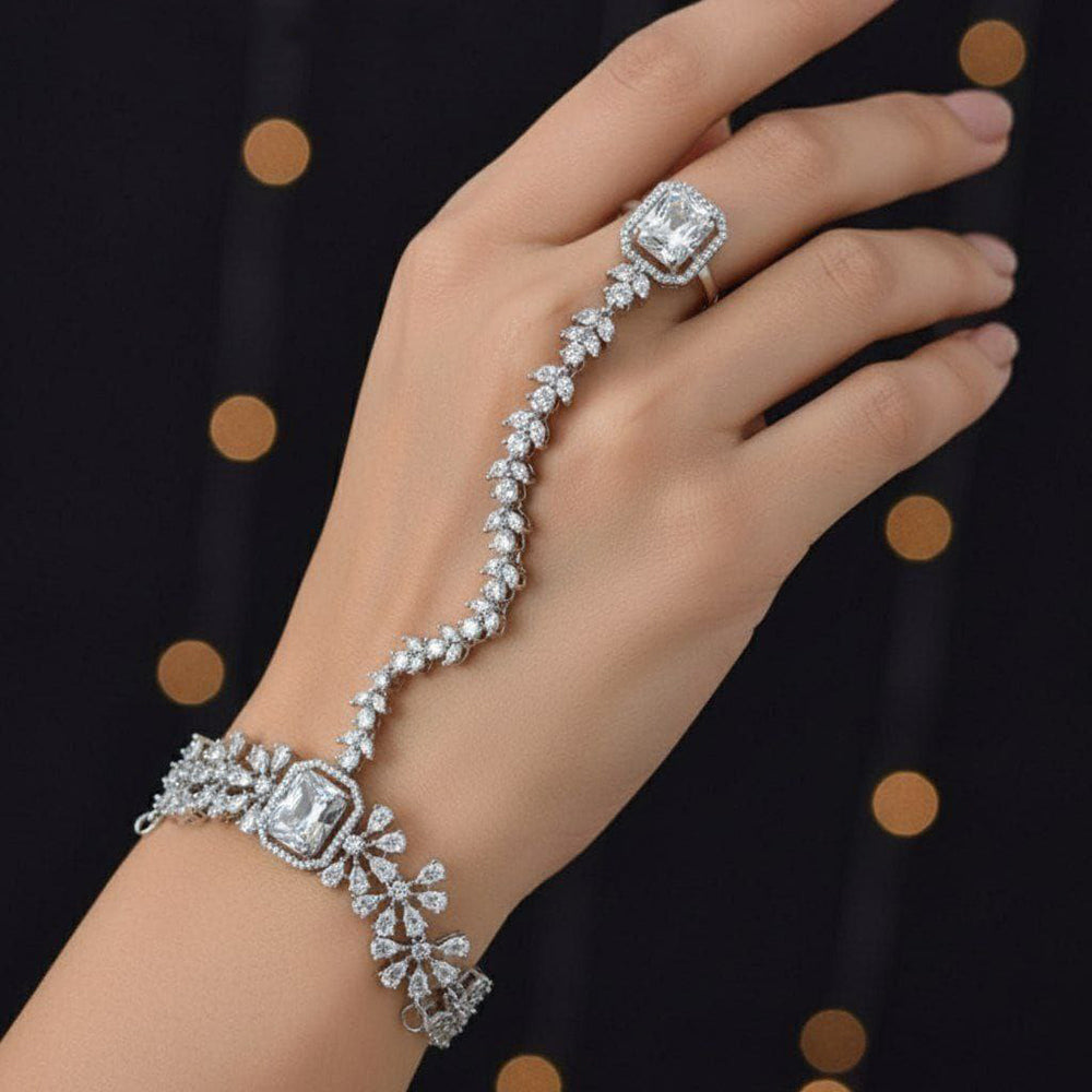 Aamrapali Designer American Daimond Royal Hand Harness